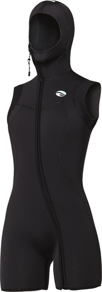 3mm Sport Vest Black - Women